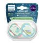 Philips Avent Ultra Air Night – Glow-in-the-dark fopspeen (6-18  mnd) – 2 stuks - SCF376/28