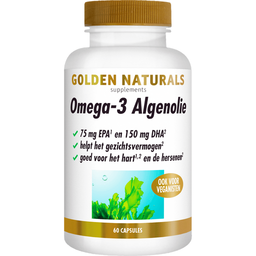 Golden Naturals Omega-3 Algenolie Capsules 60 stuks
