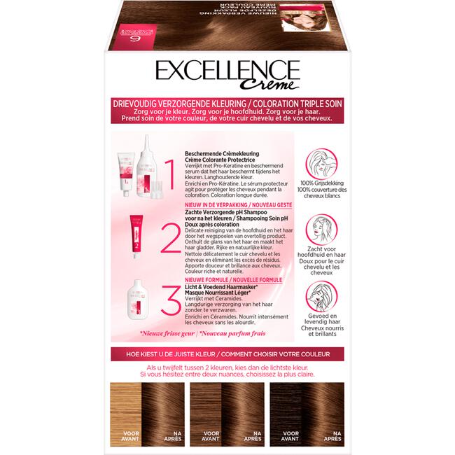 L'Oréal Paris Excellence Crème Verzorgende Crèmekleuring 6 Donkerblond
