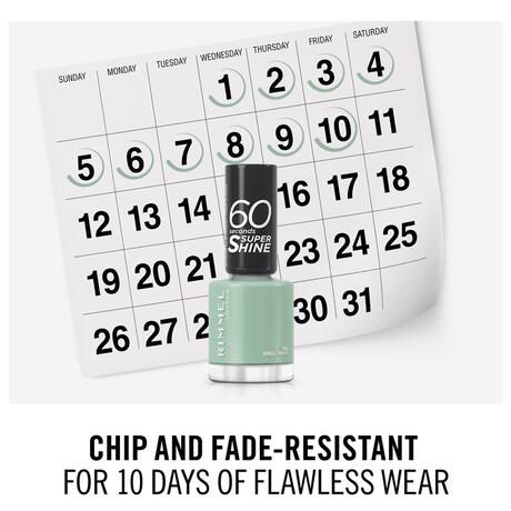 Rimmel London 60 Seconds SuperShine Nagellak 154 Shell Yeah!