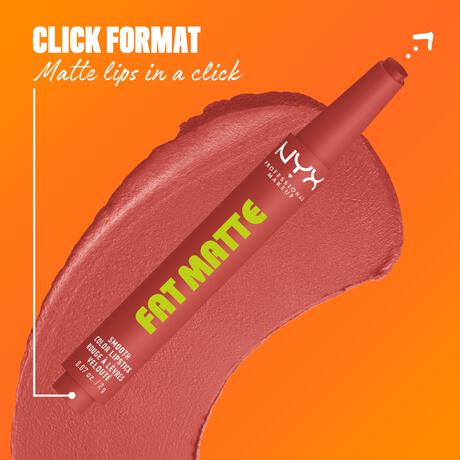 NYX Professional Make Up Fat Matte Lipstick 09 Mauve Cloud Rood