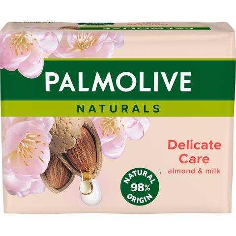 Palmolive Naturals Delicate Care Melk & Amandel Blokzeep 4x90 gram