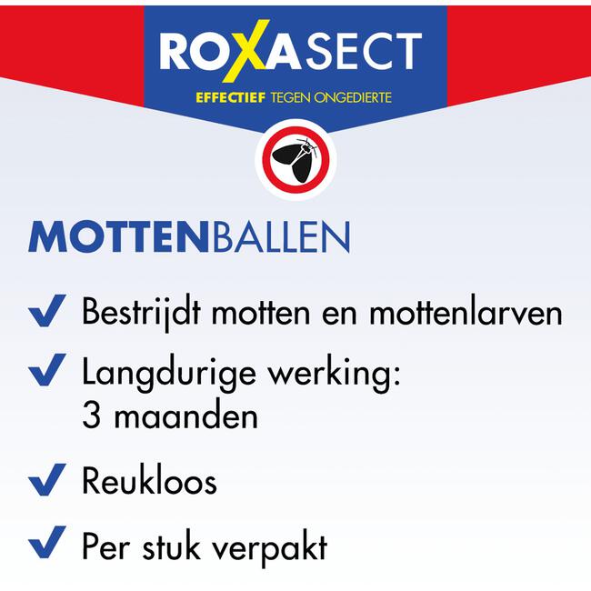 Roxasect Mottenballen 24 stuks