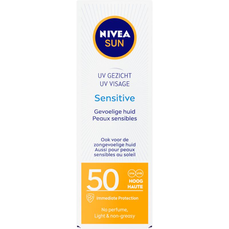 NIVEA SUN Gezichtszonnecrème Sensitive SPF50 50 ML