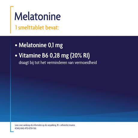 Shiepz Melatonine Original 0,1 mg 500 tabletten