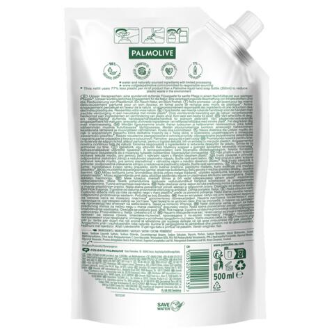 Palmolive Naturals Melk & Amandel Handzeep Navulzak 500 ML