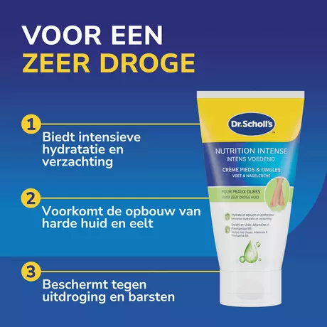 Dr.Scholl's Intense Voedende Voet & Nagelcrème 150 ML