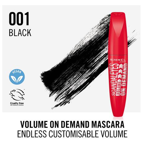 Rimmel London ScandalEyes Volume on Demand Mascara 001 Black