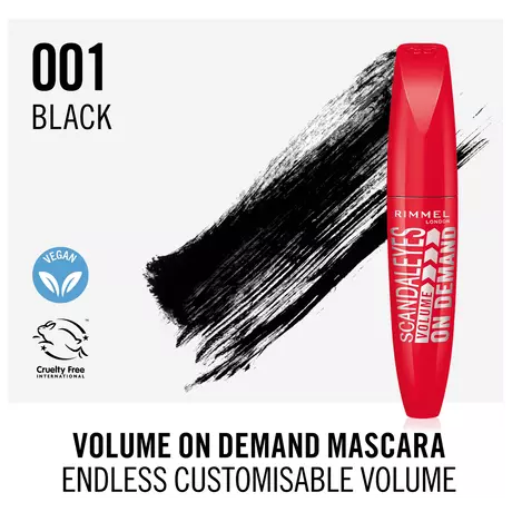 Rimmel London ScandalEyes Volume on Demand Mascara 001 Black