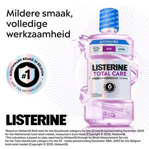 Listerine® Total Care AF Mild Mondwater 500 ML