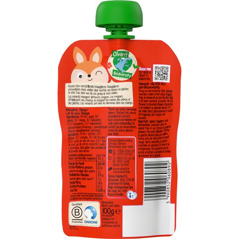 Olvarit Knijpfruit Kokosmelk Mango 12+ Maanden 100 gram