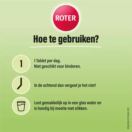 Roter Vitamine C 1000 MG Lime Lychee Bruistabletten&nbsp;15 stuks