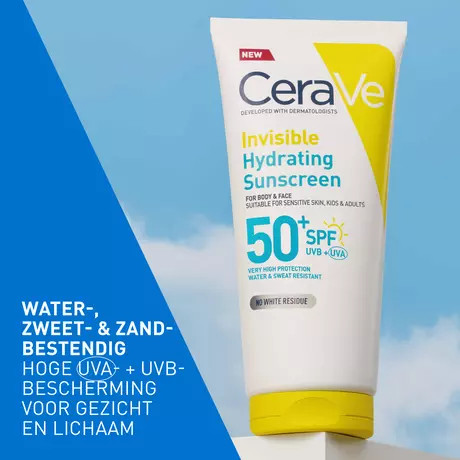 CeraVe Onzichtbare Hydraterende Zonnebrandcrème SPF50 177 ML 177