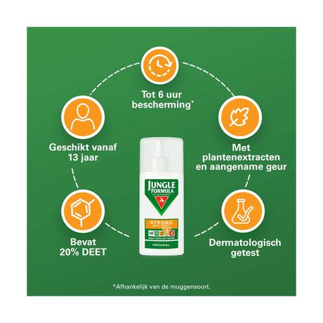 Jungle Formula Anti Muggenspray Strong 20% DEET 75 ML