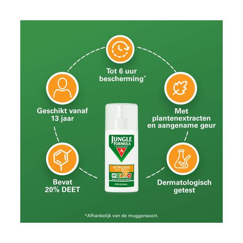 Jungle Formula Anti Muggenspray Strong 20% DEET 75 ML