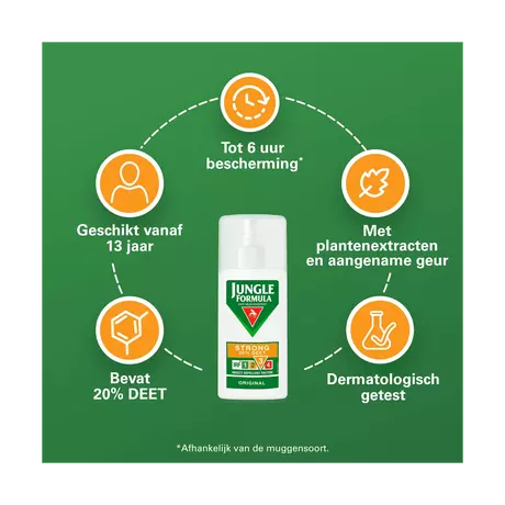 Jungle Formula Anti Muggenspray Strong 20% DEET 75 ML