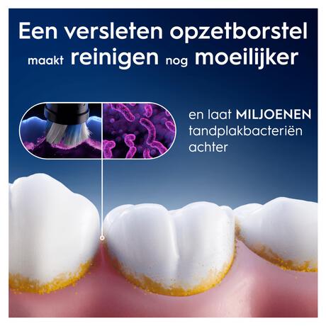 Oral-B iO Gentle Care Opzetborstels Zwart 4 Stuks