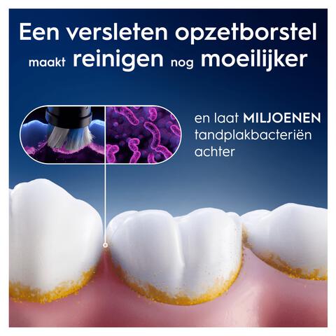 Oral-B iO Gentle Care Opzetborstels Zwart 4 Stuks