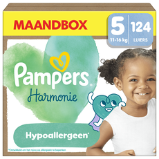 Pampers Harmonie Maandbox Luiers Maat 5 11-16 KG 124 stuks