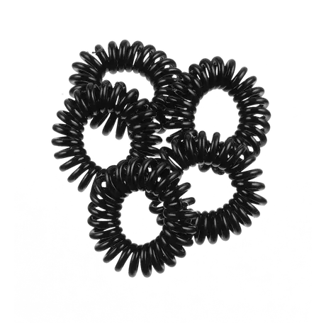Etos Kabelelastieken Zwart 5St