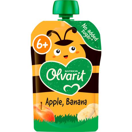 Olvarit Knijpfruit Appel Banaan
