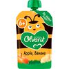 Olvarit Knijpfruit Appel Banaan 6+ Maanden 100 gram