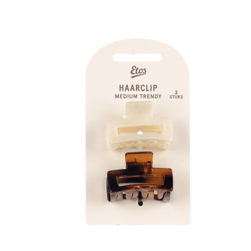 Etos Haarklemmen Marmer 2St
