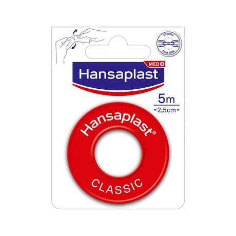 Hansaplast Hechtpleister Classic 5 M x 2.5 CM