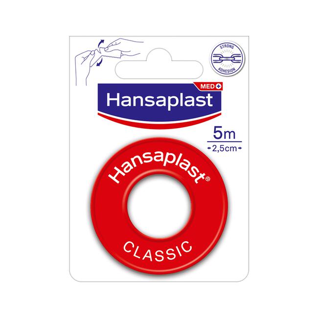 Hansaplast Hechtpleister Classic 5 M x 2.5 CM