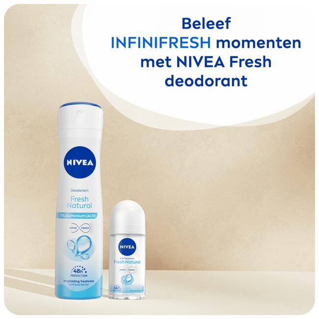 NIVEA Fresh Natural Deodorant Roller 50 ML