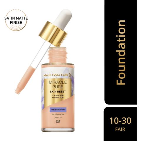 Max Factor Miracle Pure Serum Foundation 10-30 Fair 30 ML
