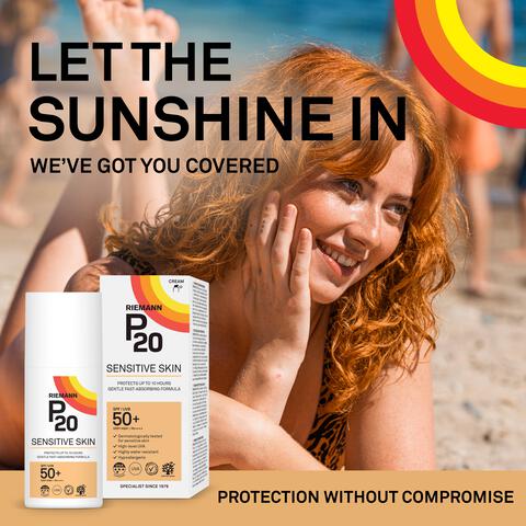 P20 Sensitive Skin Zonnebrand Lotion SPF50+ 200 ML
