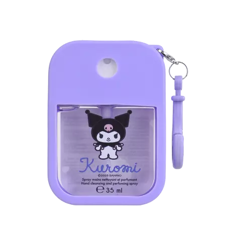 Fancy Label Kuromi Hand Reinigings- En Parfum Spray In Silicone Houder