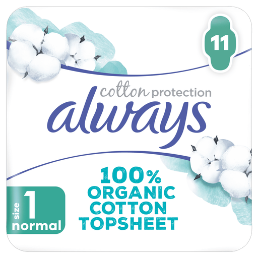 Always Maandverband Cotton Protection Normal 11 stuks