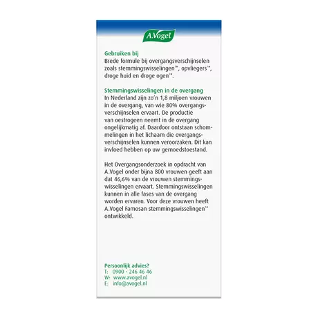 A.Vogel Famosan Salvia Sterk** Bij Opvliegers1* Tabletten 25 stuks