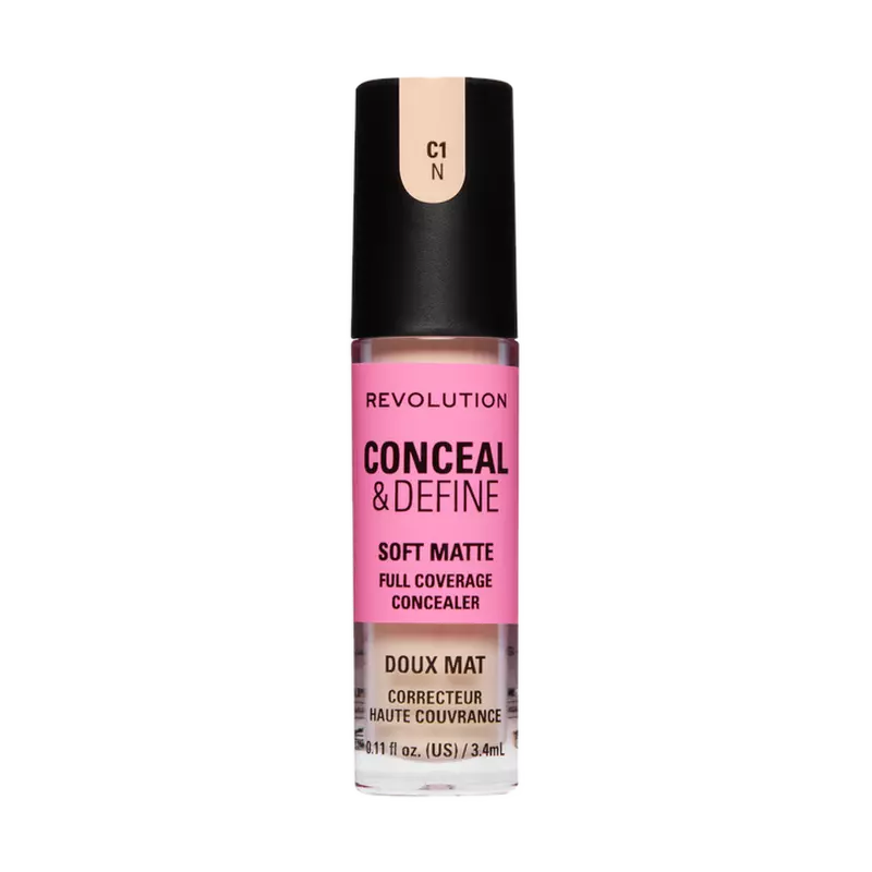 Revolution Conceal And Define Full Coverage Concealer C1N
