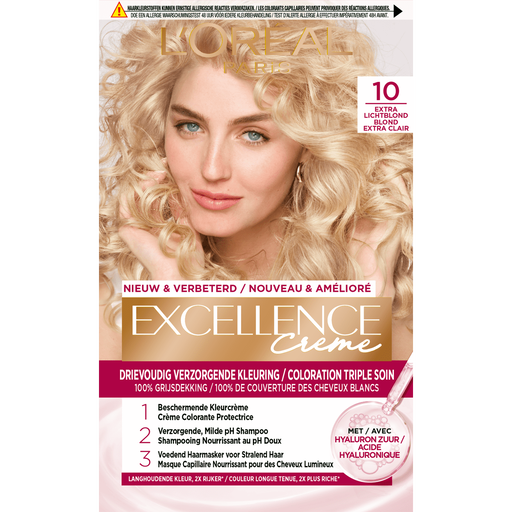 L'Oréal Paris Excellence Crème VerzorgendeKleuring 10 Extra Lichtblond