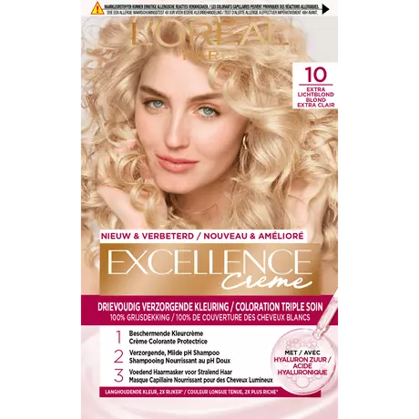 L'Oréal Paris Excellence Crème VerzorgendeKleuring 10 Extra Lichtblond
