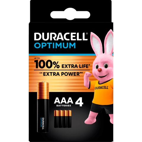 Duracell Batterijen Alka Optimum AAA x4