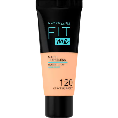 Maybelline New York Fit Me Matte+Poreless Foundation 120 Classic Ivory 30 ML