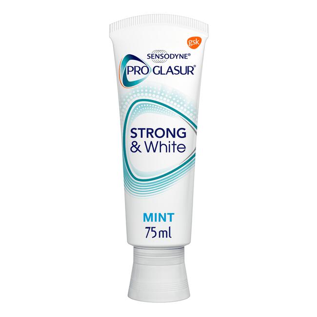 Sensodyne Proglasur Strong and White Dagelijkse Tandpasta bij Tanderosie 75 ML