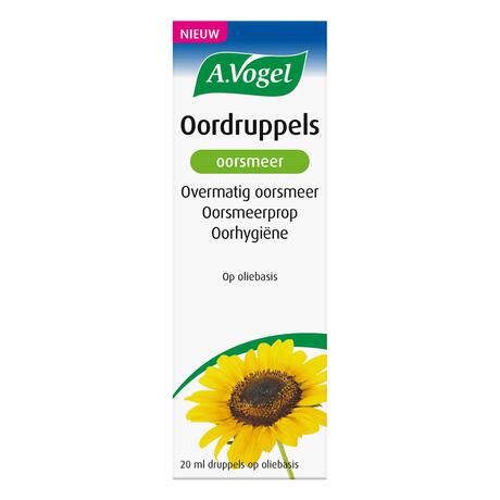A.Vogel Oordruppels oorhygiëne Reinigt de Gehoorgang Druppels 20 ML