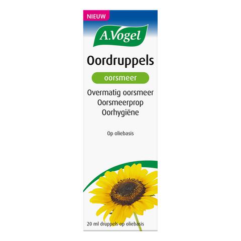 A.Vogel Oordruppels oorhygiëne Reinigt de Gehoorgang Druppels 20 ML