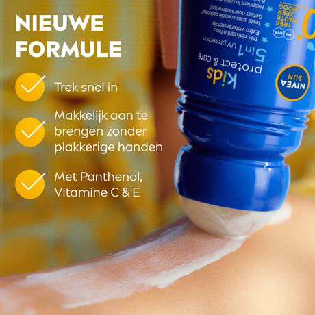 NIVEA SUN Kids Zonnebrand Protect & Play Roll-on SPF 50+ 50 ML