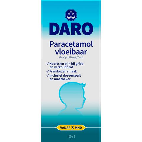 Daro Paracetamol Vloeibaar Kind 100 ML