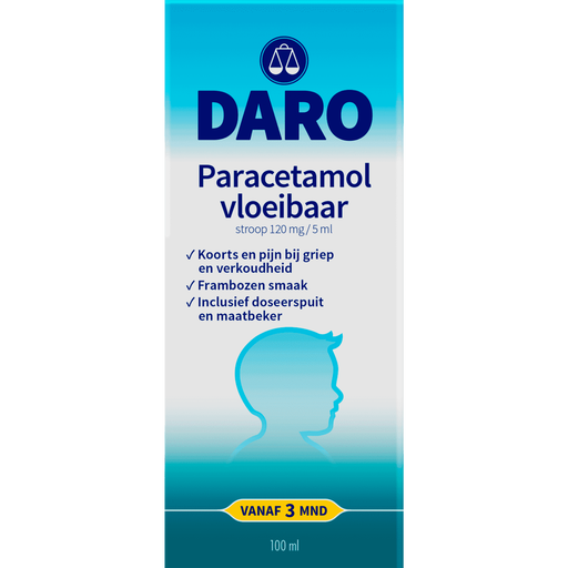 Daro Kind Paracetamol Vloeibaar 100 ML