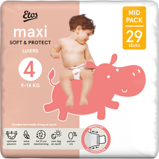 Etos Luiers Maxi Maat 4 9-14 kg Mid Pack 29 stuks