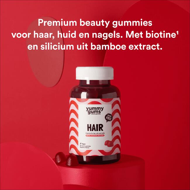 Yummygums Hair Suikervrij 60 stuks