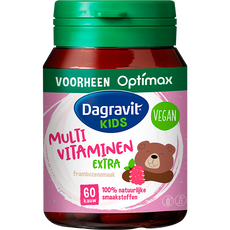 Dagravit Natural Kids Multi Framboos Hooggedoseerd 60 Dragees
