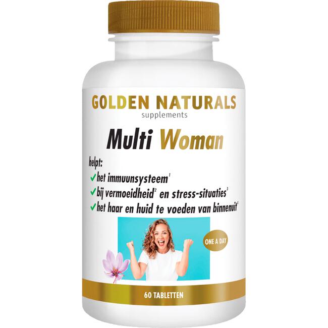 Golden Naturals Multi Woman Tabletten 60 stuks
